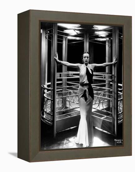 Joan Crawford. "Letty Lynton" 1932, Directed by Clarence Brown. Custome by Adrian-null-Framed Premier Image Canvas