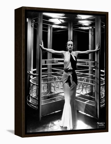 Joan Crawford. "Letty Lynton" 1932, Directed by Clarence Brown. Custome by Adrian-null-Framed Premier Image Canvas