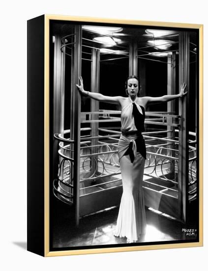 Joan Crawford. "Letty Lynton" 1932, Directed by Clarence Brown. Custome by Adrian-null-Framed Premier Image Canvas