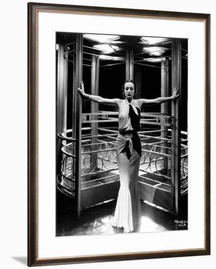 Joan Crawford. "Letty Lynton" 1932, Directed by Clarence Brown. Custome by Adrian-null-Framed Photographic Print