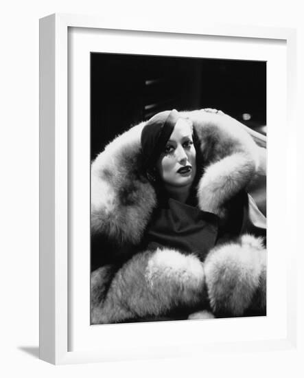 Joan Crawford. "Letty Lynton" 1932, Directed by Clarence Brown-null-Framed Photographic Print