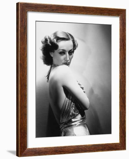 Joan Crawford. "No More Ladies" 1935, Directed by Edward H. Griffith-null-Framed Photographic Print