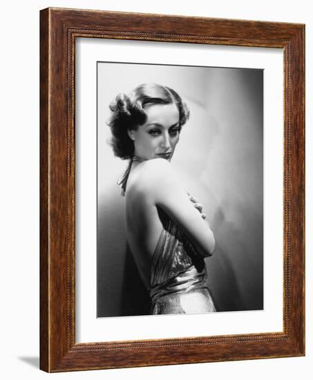 Joan Crawford. "No More Ladies" 1935, Directed by Edward H. Griffith-null-Framed Photographic Print