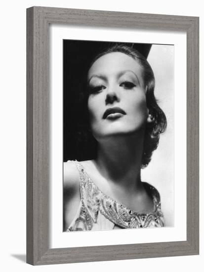 Joan Crawford, Postcard-null-Framed Photographic Print