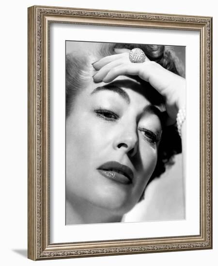 Joan Crawford. "Sudden Fear" 1952, Directed by David Miller-null-Framed Photographic Print