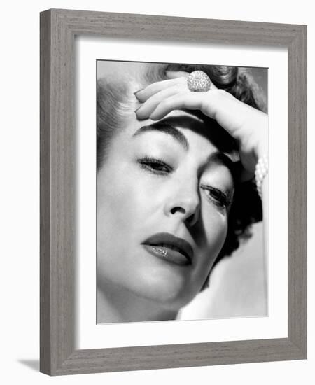 Joan Crawford. "Sudden Fear" 1952, Directed by David Miller-null-Framed Photographic Print