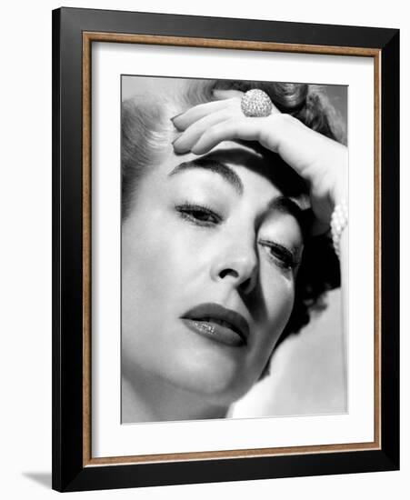 Joan Crawford. "Sudden Fear" 1952, Directed by David Miller-null-Framed Photographic Print