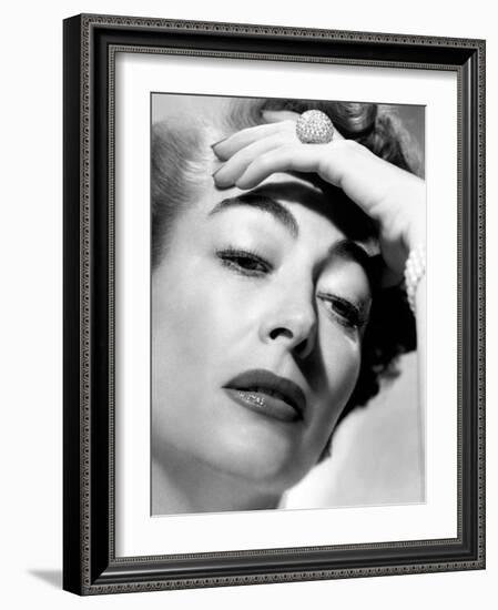 Joan Crawford. "Sudden Fear" 1952, Directed by David Miller-null-Framed Photographic Print