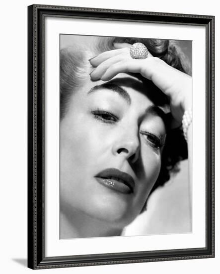 Joan Crawford. "Sudden Fear" 1952, Directed by David Miller-null-Framed Photographic Print