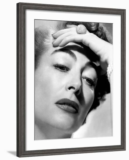 Joan Crawford. "Sudden Fear" 1952, Directed by David Miller-null-Framed Photographic Print