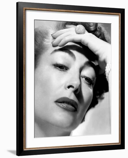 Joan Crawford. "Sudden Fear" 1952, Directed by David Miller-null-Framed Photographic Print