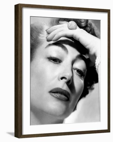 Joan Crawford. "Sudden Fear" 1952, Directed by David Miller-null-Framed Photographic Print