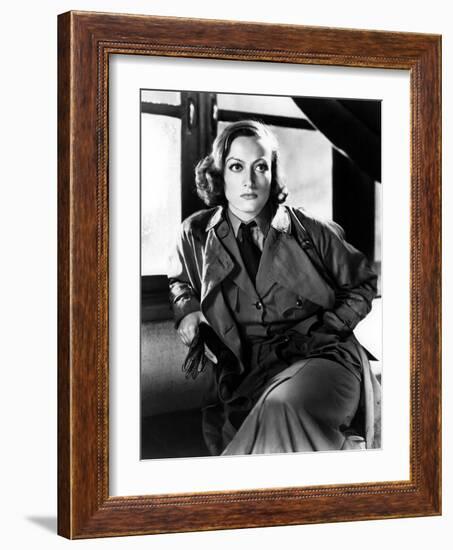 Joan Crawford. "Today We Live" [1933], Directed by Howard Hawks.-null-Framed Photographic Print