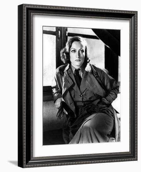 Joan Crawford. "Today We Live" [1933], Directed by Howard Hawks.-null-Framed Photographic Print