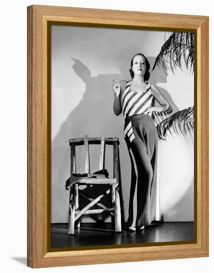 Joan Crawford-null-Framed Stretched Canvas