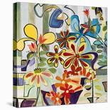 Happy Snappy Garden-Joan Elan Davis-Framed Art Print
