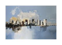 Chrysler and Empire State Buildings-Joan Farré-Stretched Canvas