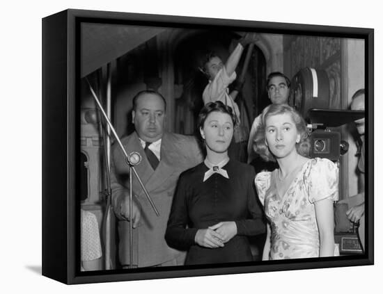 Joan Fontaine, Judith Anderson, Alfred Hitchcock, Rebecca, 1940-null-Framed Premier Image Canvas