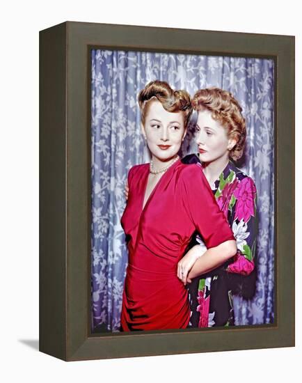 Joan Fontaine, Olivia De Havilland-null-Framed Premier Image Canvas