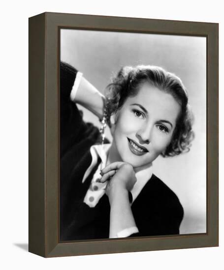 Joan Fontaine-null-Framed Stretched Canvas