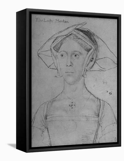 'Joan, Lady Meutas', c1536-1543 (1945)-Hans Holbein the Younger-Framed Premier Image Canvas