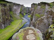 Landscape of Fjadrarglufur Gorge, Iceland-Joan Loeken-Framed Photographic Print