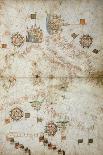 Detail of Map of Mediterranean Sea, from Nautical Atlas, 1571-Joan Martines-Giclee Print