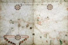 Detail of Map of Mediterranean Sea, from Nautical Atlas, 1571-Joan Martines-Giclee Print