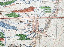 Detail of Map of North East Atlantic, from Nautical Atlas, 1571-Joan Martines-Giclee Print