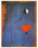 Libelle Mit Roten Flugeln Eine Schlange Jagend-Joan Miro-Art Print