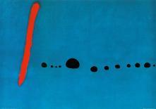 Dog Barking at the Moon-Joan Miro-Art Print