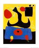 The Singer-Joan Miro-Framed Art Print