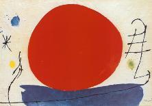 The Red Sun-Joan Miro-Art Print