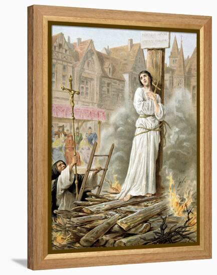 Joan of Arc (1412-1431) French Heroine of the Hundred Years' War-null-Framed Stretched Canvas