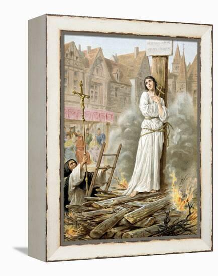 Joan of Arc (1412-1431) French Heroine of the Hundred Years' War-null-Framed Stretched Canvas