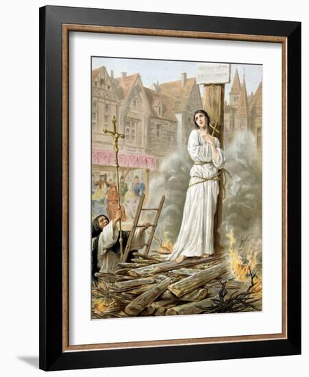 Joan of Arc (1412-1431) French Heroine of the Hundred Years' War-null-Framed Photo