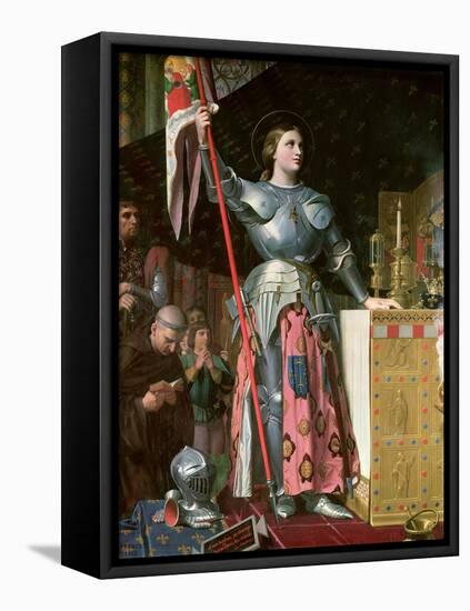 Joan of Arc (1412-31) at the Coronation of King Charles Vii (1403-61) 17th July 1429, 1854-Jean-Auguste-Dominique Ingres-Framed Premier Image Canvas