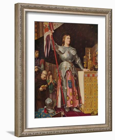 'Joan of Arc', 1854, (c1915)-Jean-Auguste-Dominique Ingres-Framed Giclee Print