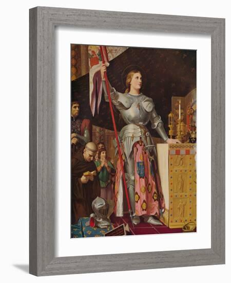 'Joan of Arc', 1854, (c1915)-Jean-Auguste-Dominique Ingres-Framed Giclee Print