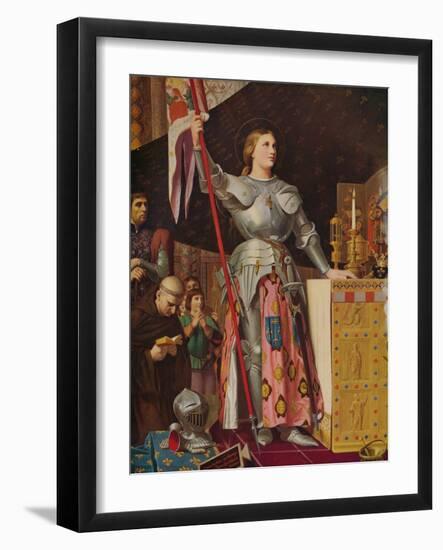 'Joan of Arc', 1854, (c1915)-Jean-Auguste-Dominique Ingres-Framed Giclee Print