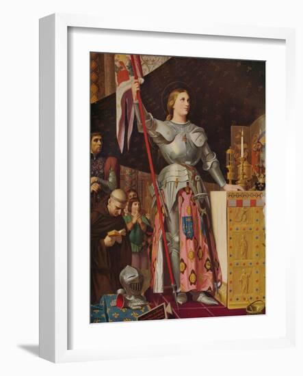 'Joan of Arc', 1854, (c1915)-Jean-Auguste-Dominique Ingres-Framed Giclee Print