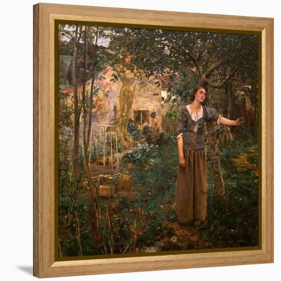 Joan of Arc, 1879-Jules Bastien-Lepage-Framed Premier Image Canvas