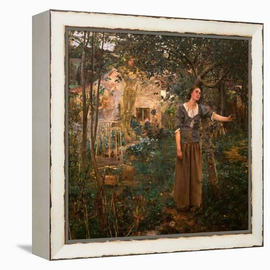 Joan of Arc, 1879-Jules Bastien-Lepage-Framed Premier Image Canvas