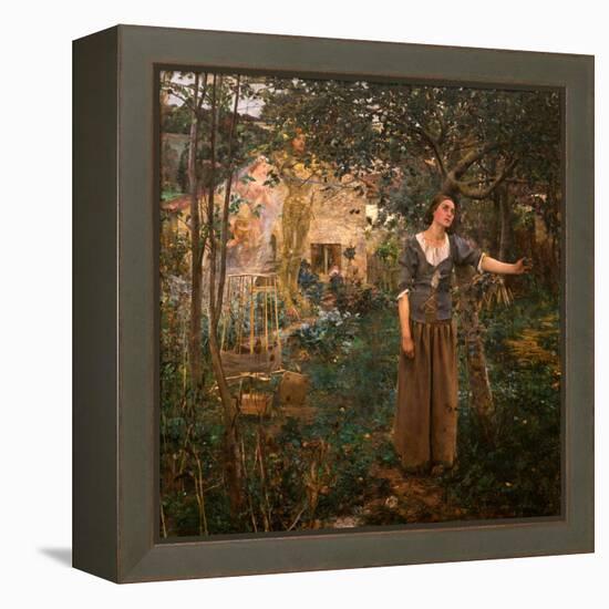 Joan of Arc, 1879-Jules Bastien-Lepage-Framed Premier Image Canvas