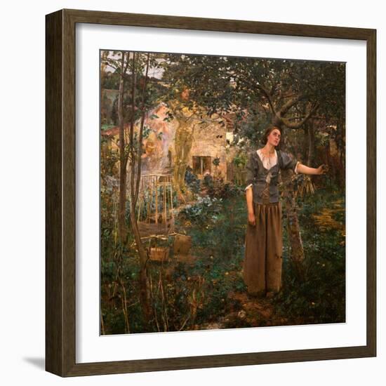 Joan of Arc, 1879-Jules Bastien-Lepage-Framed Premium Giclee Print