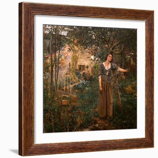 Joan of Arc, 1879-Jules Bastien-Lepage-Framed Premium Giclee Print