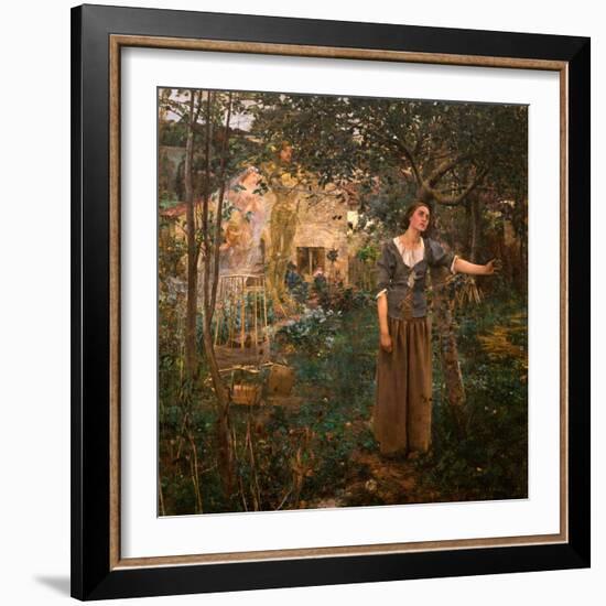 Joan of Arc, 1879-Jules Bastien-Lepage-Framed Premium Giclee Print