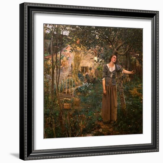 Joan of Arc, 1879-Jules Bastien-Lepage-Framed Premium Giclee Print