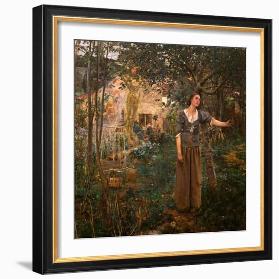 Joan of Arc, 1879-Jules Bastien-Lepage-Framed Giclee Print