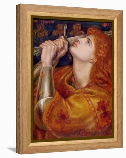 Joan of Arc, 1882-Dante Gabriel Rossetti-Framed Premier Image Canvas